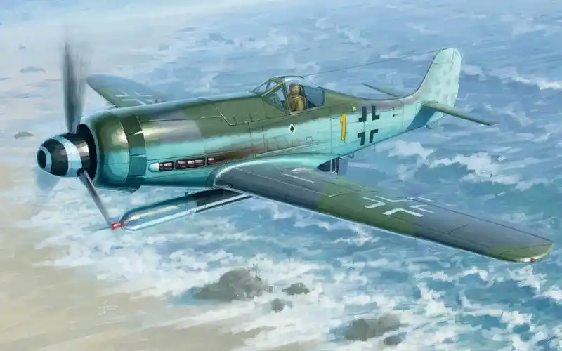 fw190百舌鸟战斗机彩图收录