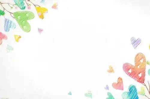 彩色涂鸦背景的六一儿童节ppt背景图片