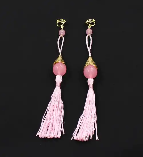 古风饰品耳夹复古耳环女无耳洞汉服耳饰古装配饰耳坠流苏超仙小香