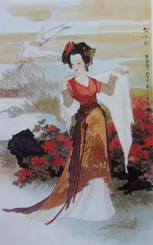 华三川老师,工笔人物佳作欣赏,仕女图集