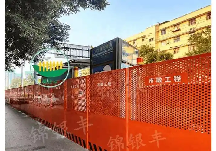 锦银丰围挡工程临时彩钢围挡厂区施工围挡绿色小草彩钢围挡电话