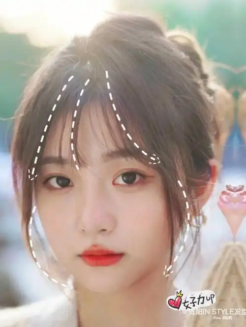 不挑脸型的万能刘海修饰脸型显脸小