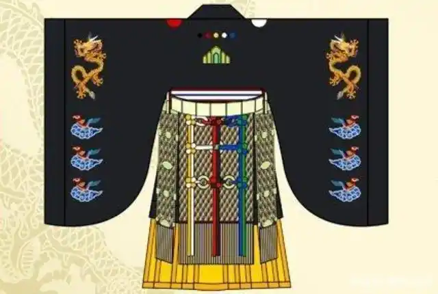 中国古代龙袍效果图