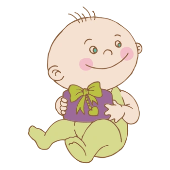 手绘婴儿