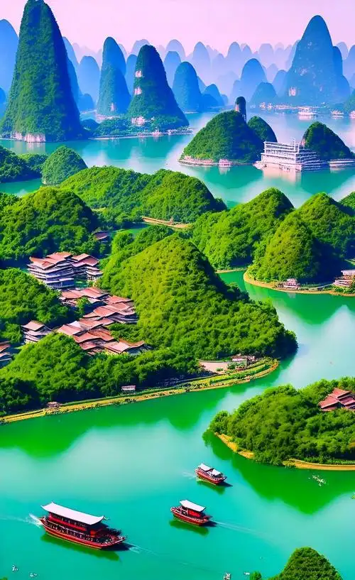 人间仙境美如画