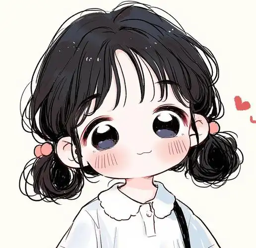 是春天的色彩呀 画了一个超级俏皮可爱的小女孩,q版的造型,简直让人忍