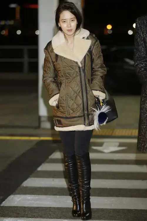 宋智孝 韩国明星 冬日搭配