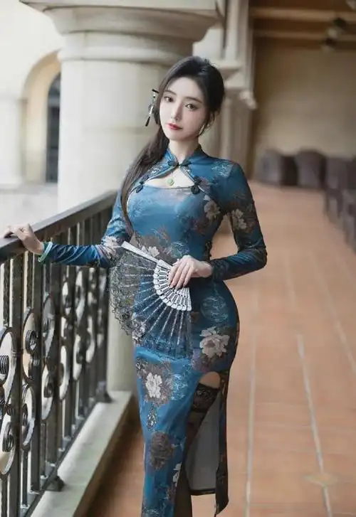 女神王馨瑶绝美旗袍写真,古典东方韵味惊艳全场|复古|模特|写真照