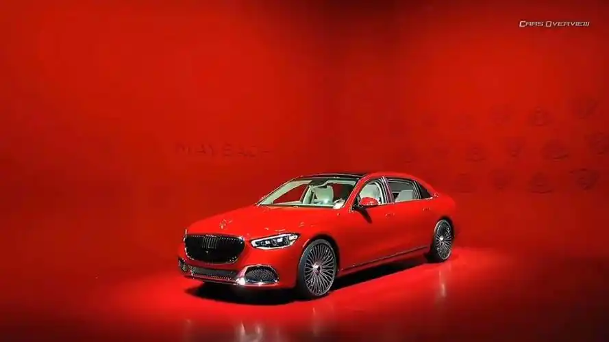 2021款迈巴赫s级,红色的也不错,适合小姐姐开!