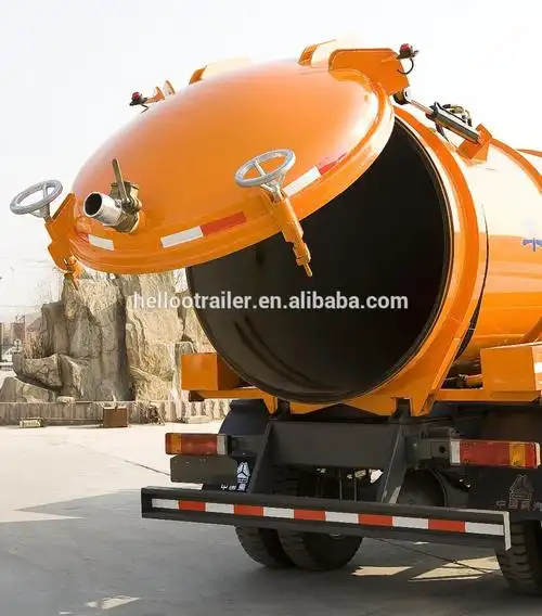 10000l sewage suction tanker truck vacuum truck