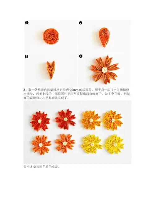 衍纸画教程蝶恋花