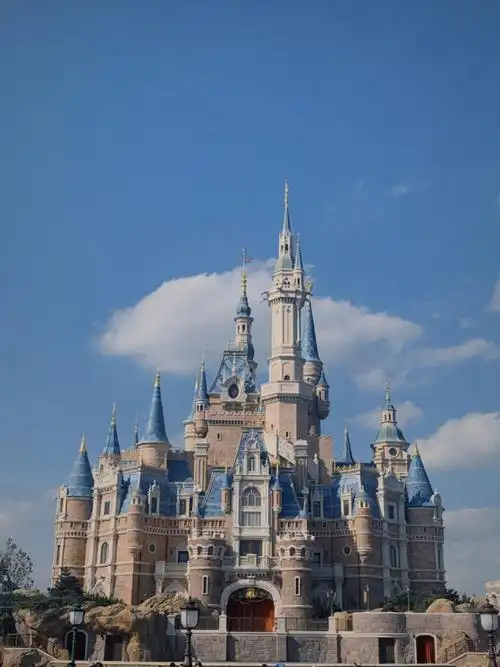 迪士尼城堡每个角度的城堡都美成绝绝子
