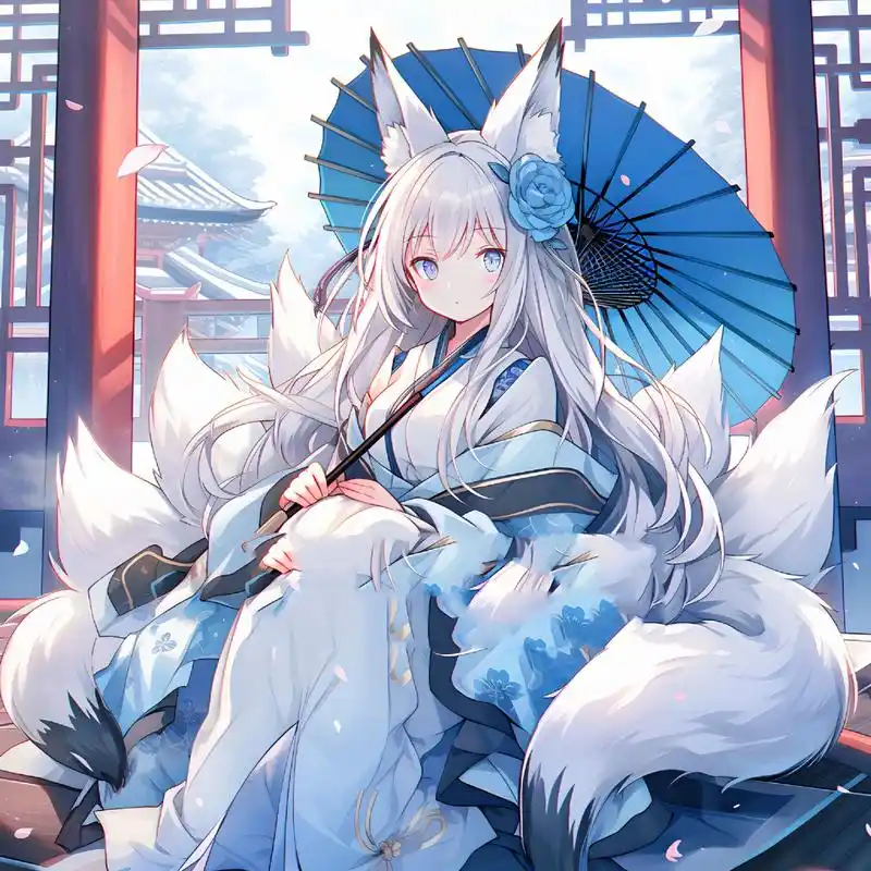 九尾狐女友,好爱呀!