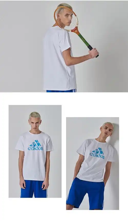 adidas阿迪达斯t恤男短袖运动圆领宽松透气半袖judo白黑m