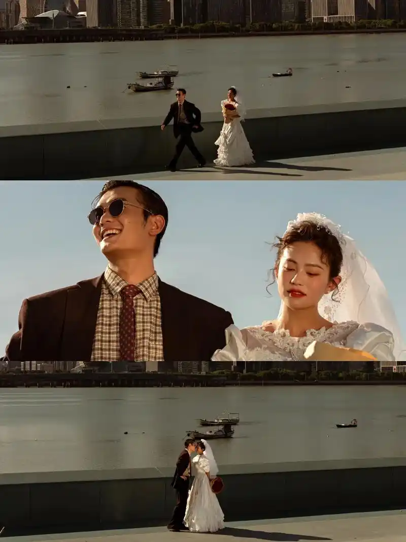 经典港风复古婚纱照