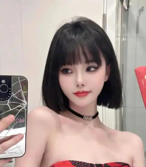 高颜值一刀齐波波头,简单时尚不落伍|发型|发尾|妆容|时尚元素_网易