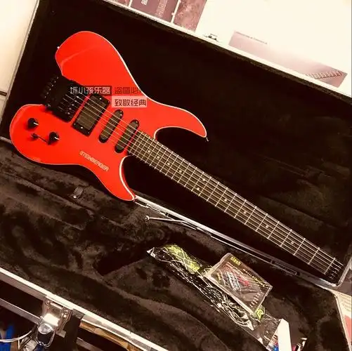 定制原版斯坦伯格电吉他steinberger黄贯中无头电吉他 原琴双头弦