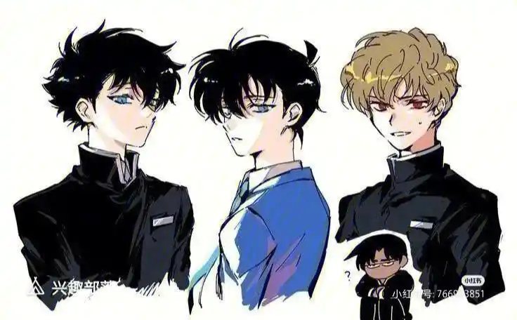 他们都不会变小服部平次:他们都不黑黑羽快斗:他们都是侦探白马探