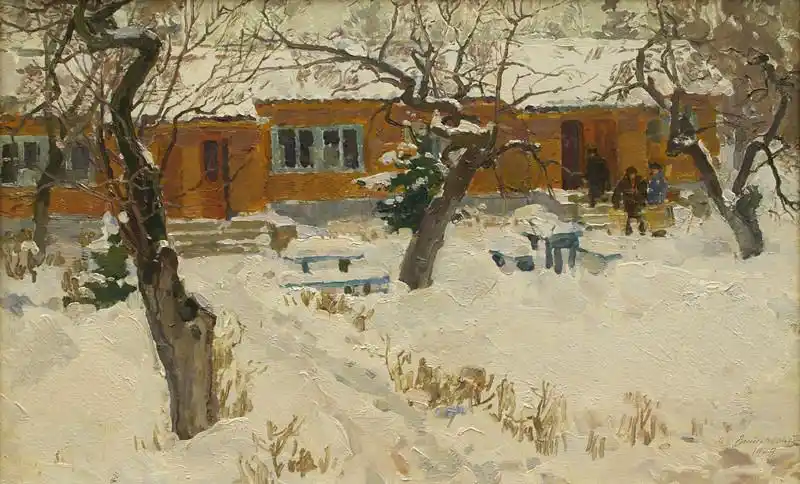 列宾美院优秀作品欣赏-油画风景