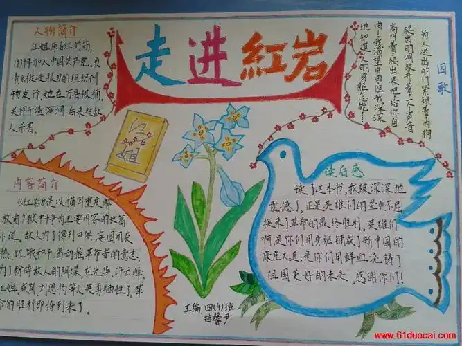 模板承红岩精神阅读小报手抄报模板爆款传承红岩精神阅读小报手抄报