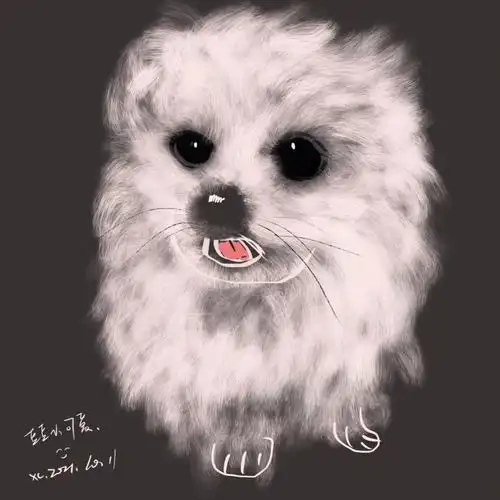 最近忙里偷闲画小动物很治愈