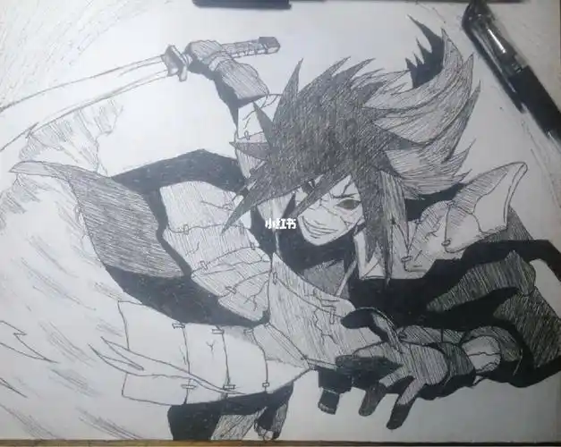 宇智波斑  #手绘