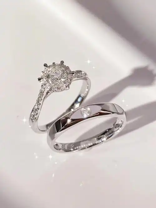 来人呐60小预算钻戒77对戒真的好般配60冲60