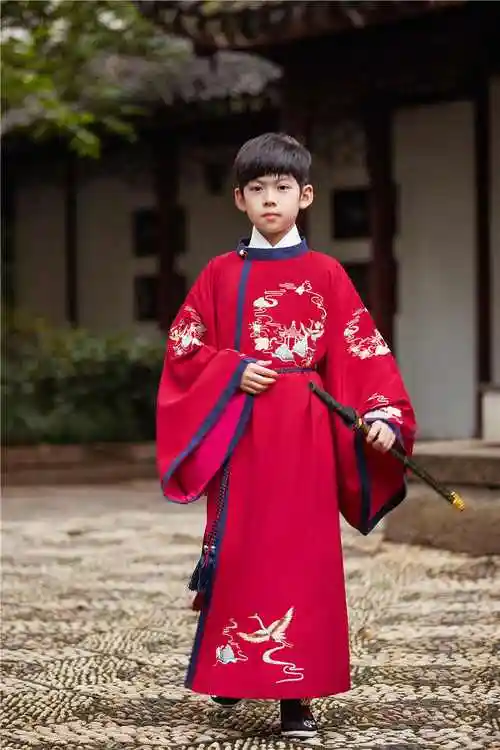 男童汉服古装冬季