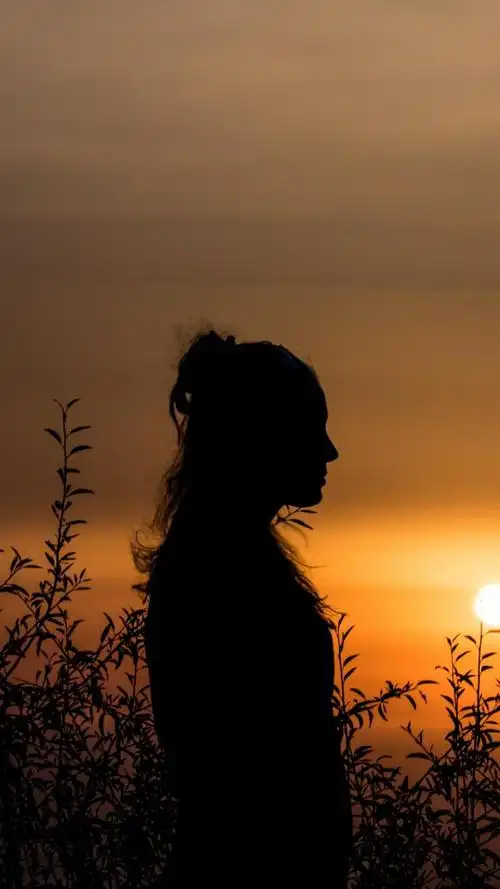 人像侧面轮廓特效摄影