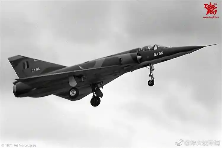 老照片:比利时空军的幻影5战斗机