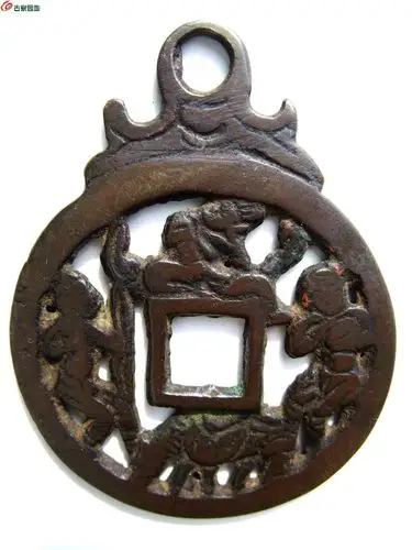 [欣赏] 辽代大珍----佛教题材异形花钱