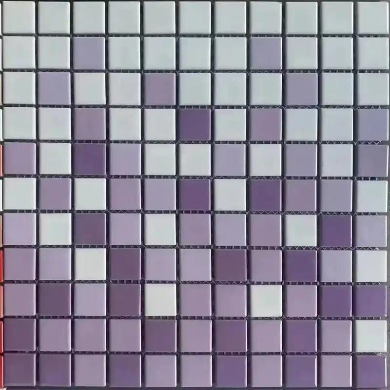 红黄橙马赛克#陶瓷彩色马赛克#六角图案拼图#装修效果实景案例 - 抖音