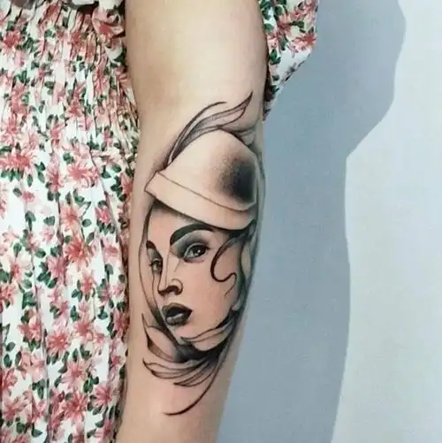 欧美女人纹身图片_手臂纹身图案