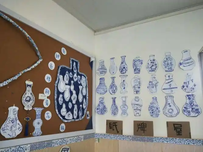 美丽的青花瓷——大坪幼儿园中班陶艺制作活动