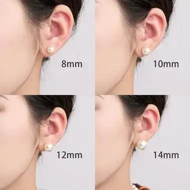 dodogogo 施家珍珠耳钉女高级感耳饰纯银耳环2024新款爆款气质耳夹