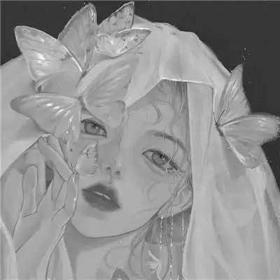 慵懒风颓废女生头像