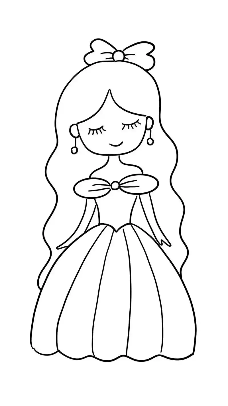 画最美丽的公主和最简单的公主 - 抖音