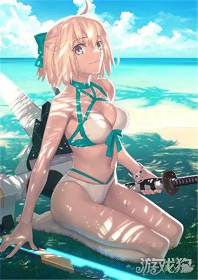 fgo泳装冲田总司满破立绘欣赏泳装总司有哪些立绘