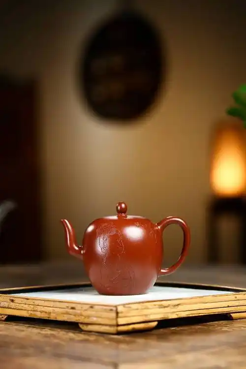 【美人肩】顾洪军 国家级高级工艺美术师 家藏紫朱泥 220cc