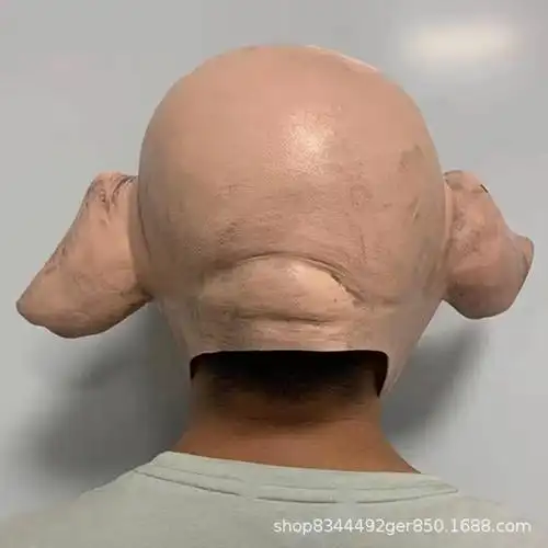 电锯惊魂9猪头人面具恐惧斗室saw影视道具万圣节恐怖装扮乳胶头套