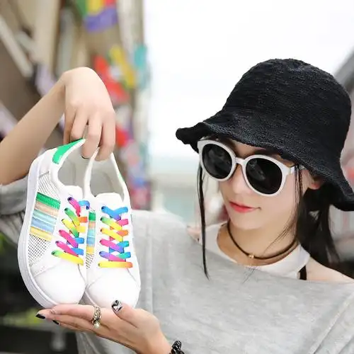 【2016运动鞋女夏网面内增高鞋子休闲鞋厚底松糕系带女鞋】1608,价格,