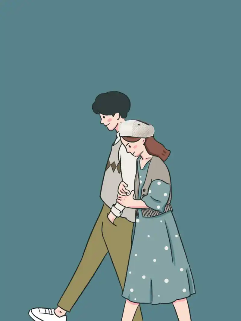 情侣壁纸 | 头像 聊天背景可爱ins手机壁纸 情侣之间寻常的互动 总