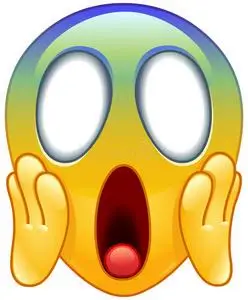 恐惧表情中的尖叫照片