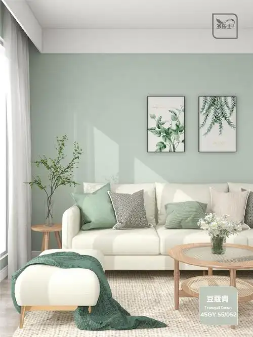 多乐士##乳胶漆##装修##装修配色##颜色搭配##墙面改造##豆蔻青