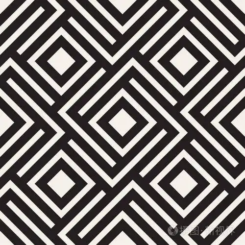 现代时尚的纹理与单色格子.重复几何网格.简单的设计背景