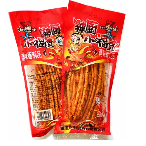 果靓晟 打狗棒辣条周扒皮辣条神厨小福贵80怀旧零食麻辣素食休闲小吃