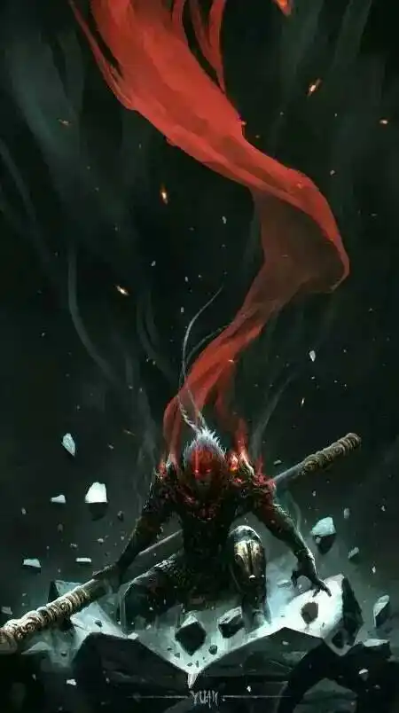 暗黑孙悟空图片孤独