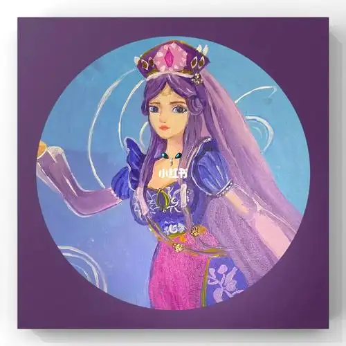 8岁丙烯动漫叶罗丽时希公主