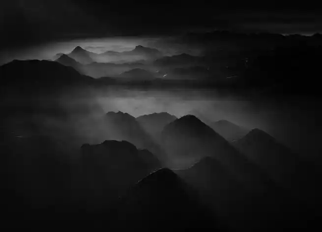 一组反映新疆风光的黑白图片,希望您们喜欢.