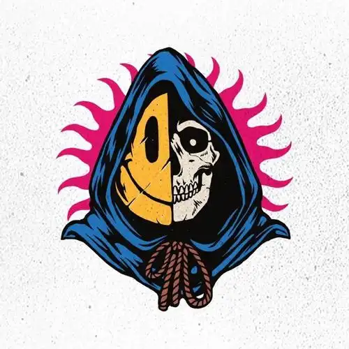 图案分享|服饰上的暗黑摇滚风格图案(中)